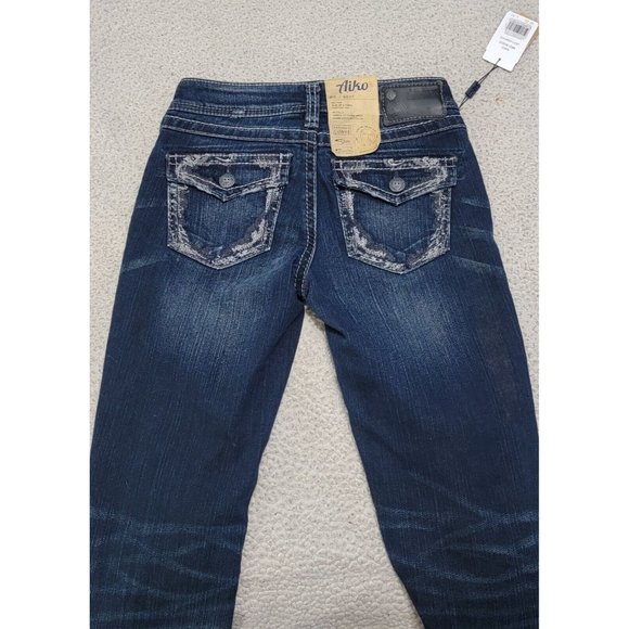 Silver Aiko Jeans Womens Blue Denim Pants Bootcut Legs Mid Rise Size W25 NWT - Picture 7 of 13